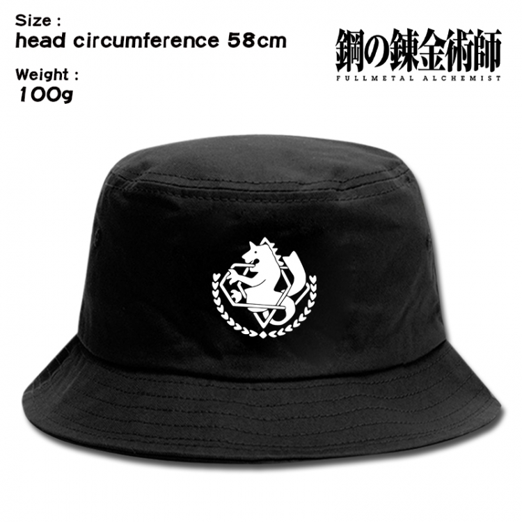 Fullmetal Alchemist  Anime canvas fisherman hat sun hat 58cm