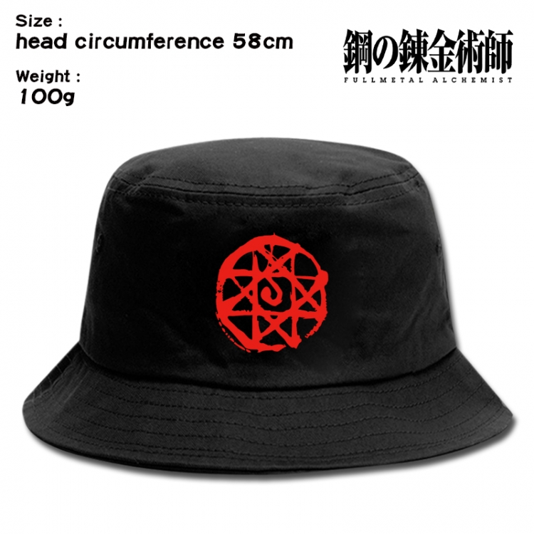 Fullmetal Alchemist  Anime canvas fisherman hat sun hat 58cm