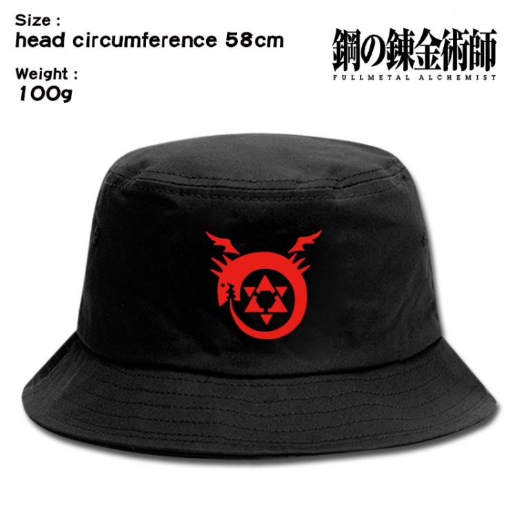 Fullmetal Alchemist  Anime canvas fisherman hat sun hat 58cm