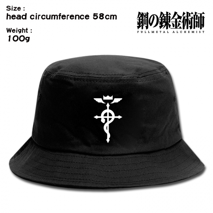 Fullmetal Alchemist  Anime canvas fisherman hat sun hat 58cm