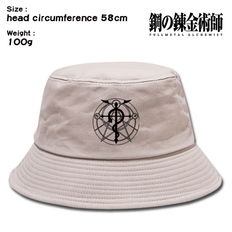 Fullmetal Alchemist  Anime canvas fisherman hat sun hat 58cm