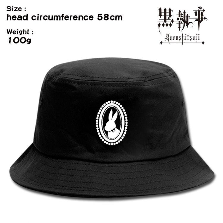 Hat Kuroshitsuji  Anime canvas fisherman hat sun hat 58cm