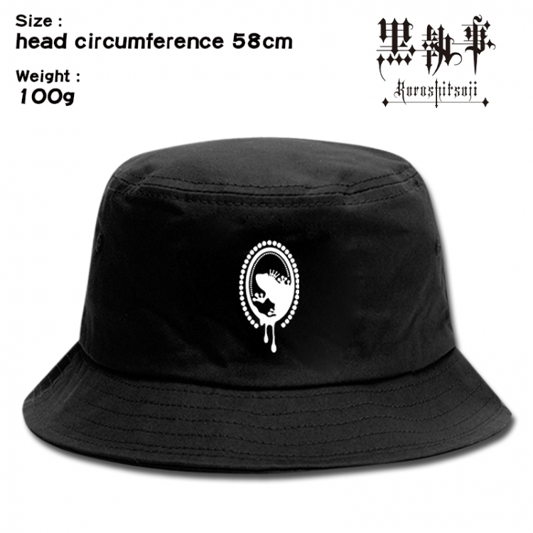 Hat Kuroshitsuji  Anime canvas fisherman hat sun hat 58cm