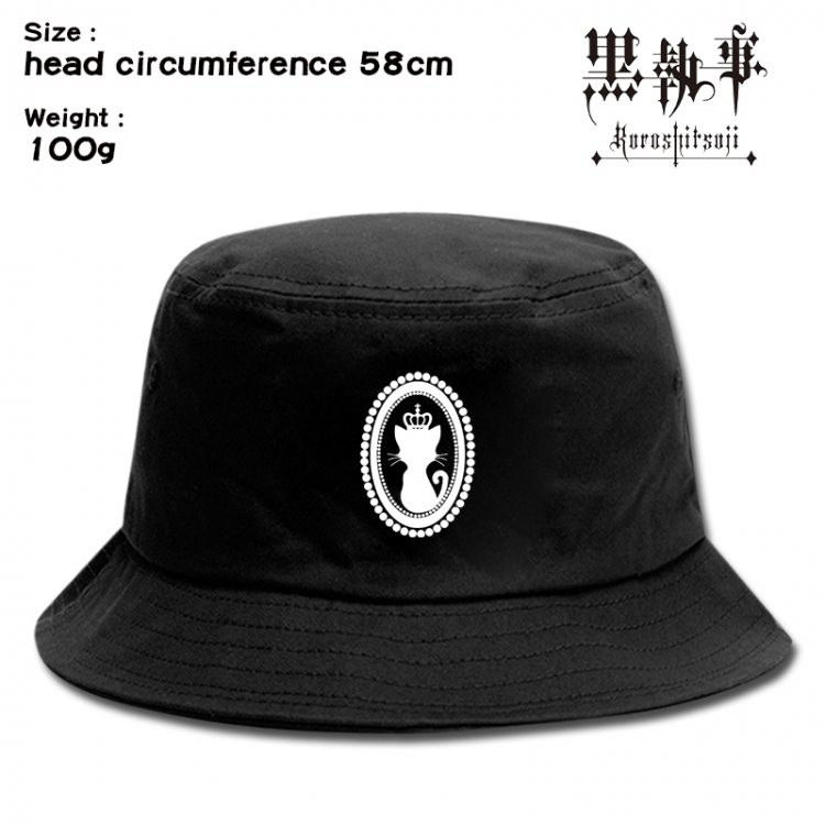 Hat Kuroshitsuji  Anime canvas fisherman hat sun hat 58cm