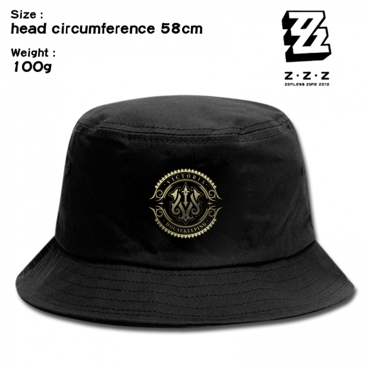 Zenless Zone Zero  Anime canvas fisherman hat sun hat 58cm