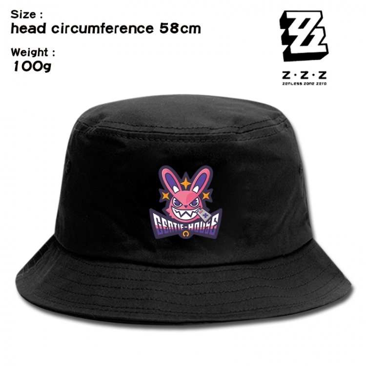 Zenless Zone Zero  Anime canvas fisherman hat sun hat 58cm