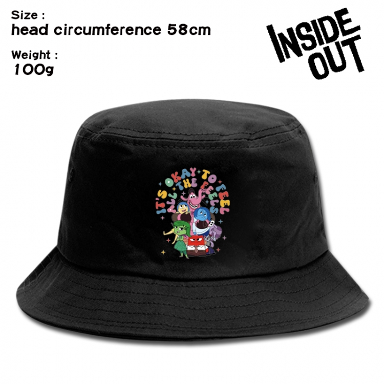 Inside Out  Anime canvas fisherman hat sun hat 58cm