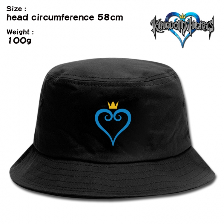 kingdom hearts  Anime canvas fisherman hat sun hat 58cm