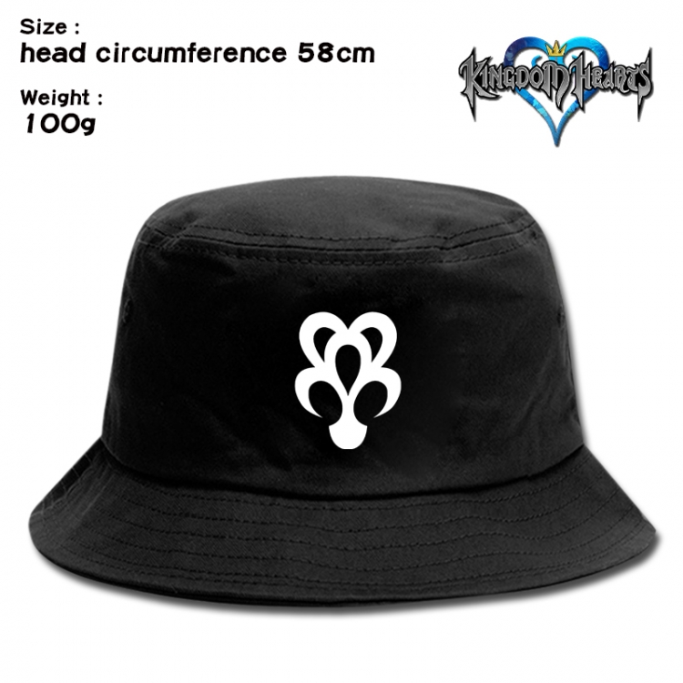 kingdom hearts  Anime canvas fisherman hat sun hat 58cm