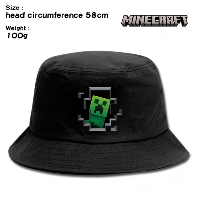 Minecraft Anime canvas fisherman hat sun hat 58cm