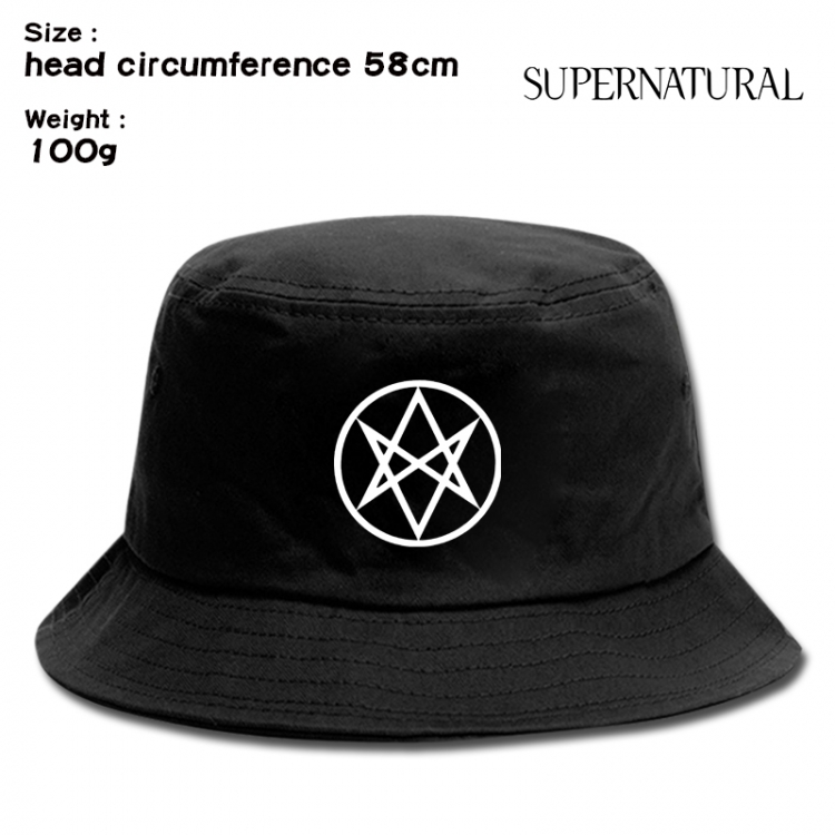 Supernatural  Anime canvas fisherman hat sun hat 58cm