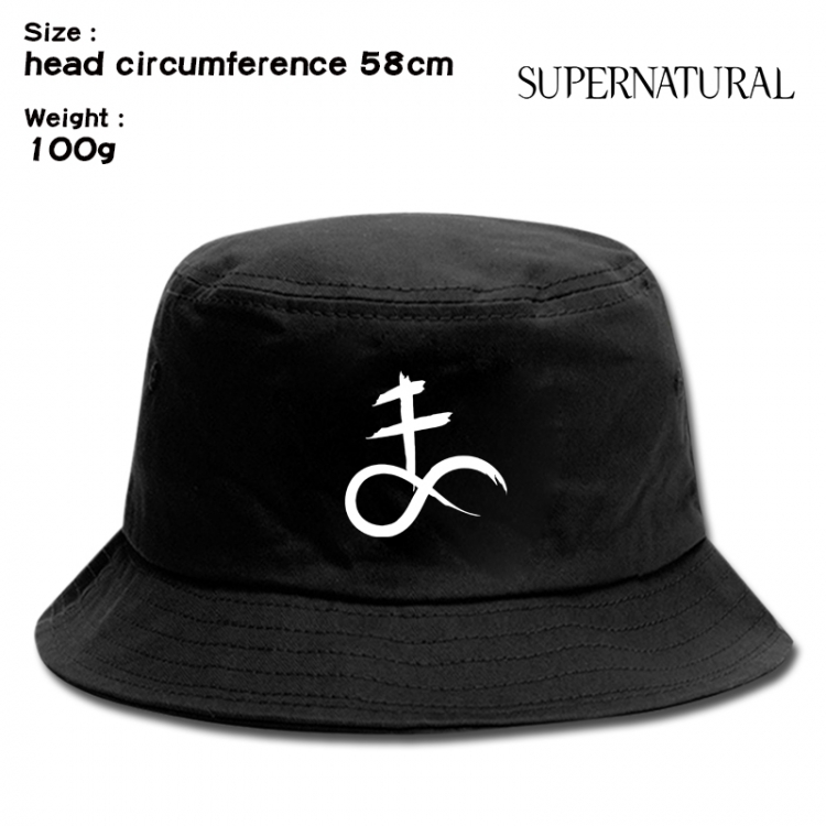 Supernatural  Anime canvas fisherman hat sun hat 58cm