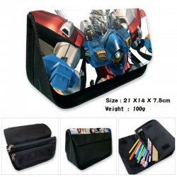 Gundam Anime Velcro canvas zip...