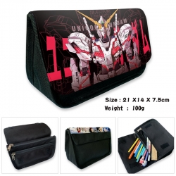 Gundam Anime Velcro canvas zip...