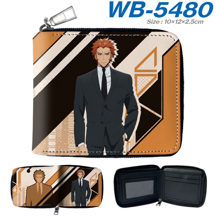 Solo Leveling:Arise  Anime color short full zip folding wallet 10x12x2.5cm  wb-5480a