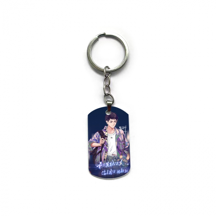 The Graver Robbers Chronicles Anime double-sided full-color printed military brand ring keychain  price for 5 pcs