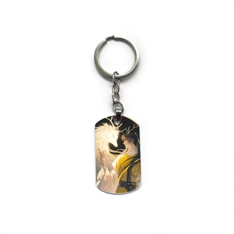 The Graver Robbers Chronicles Anime double-sided full-color printed military brand ring keychain  price for 5 pcs