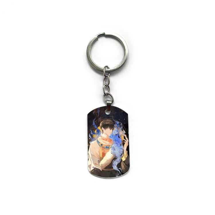 The Graver Robbers Chronicles Anime double-sided full-color printed military brand ring keychain  price for 5 pcs