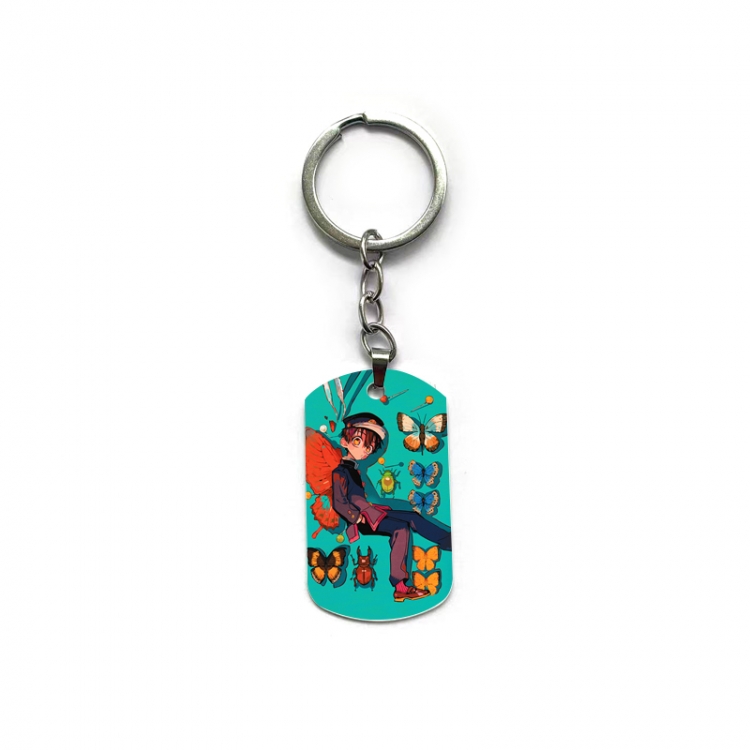 Toilet-bound Hanako-kun Anime double-sided full-color printed military brand ring keychain  price for 5 pcs