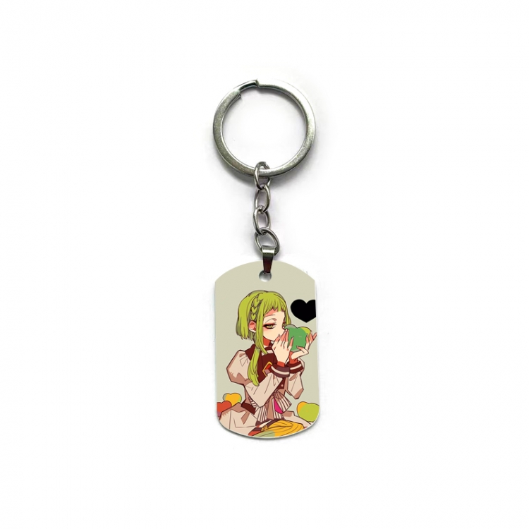 Toilet-bound Hanako-kun Anime double-sided full-color printed military brand ring keychain  price for 5 pcs