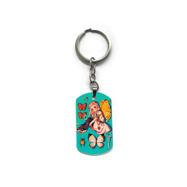 Toilet-bound Hanako-kun Anime double-sided full-color printed military brand ring keychain  price for 5 pcs