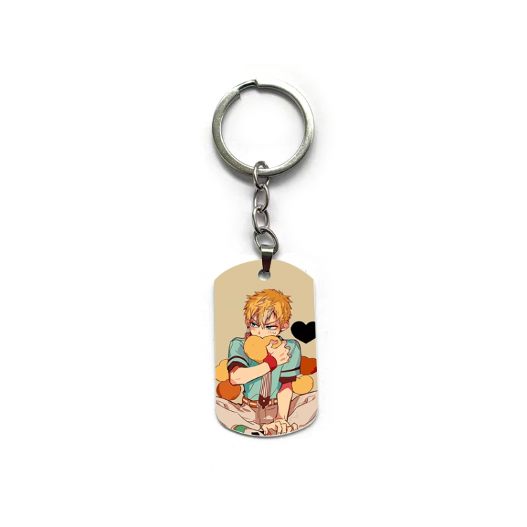 Toilet-bound Hanako-kun Anime double-sided full-color printed military brand ring keychain  price for 5 pcs