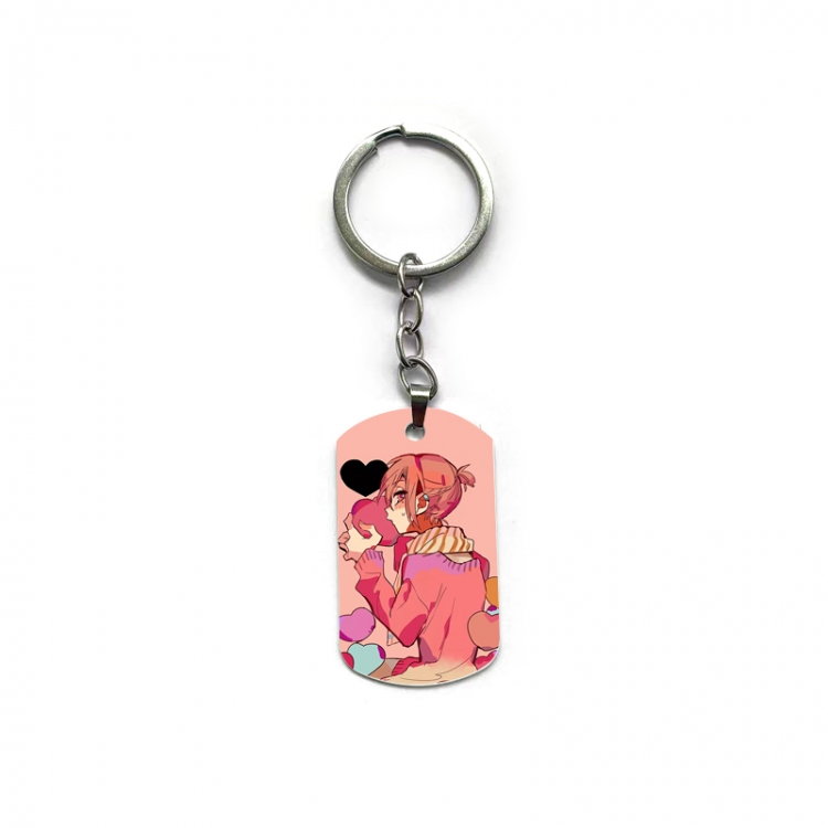 Toilet-bound Hanako-kun Anime double-sided full-color printed military brand ring keychain  price for 5 pcs