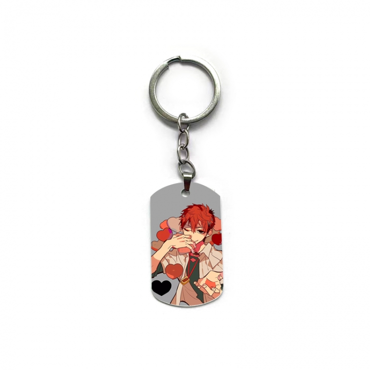 Toilet-bound Hanako-kun Anime double-sided full-color printed military brand ring keychain  price for 5 pcs