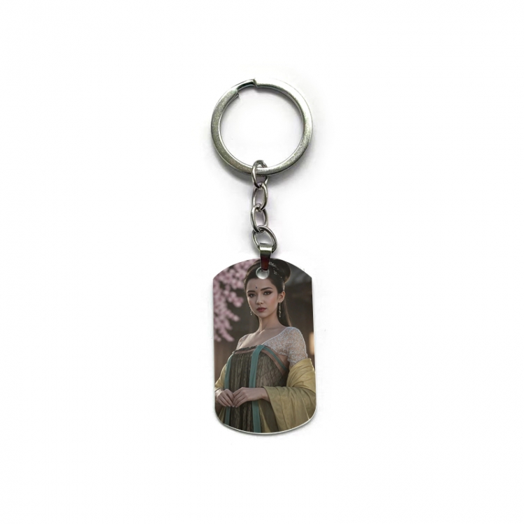 Black Myth Anime double-sided full-color printed military brand ring keychain  price for 5 pcs