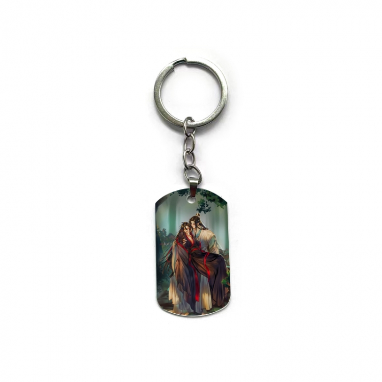 The wizard of the de Anime double-sided full-color printed military brand ring keychain  price for 5 pcs