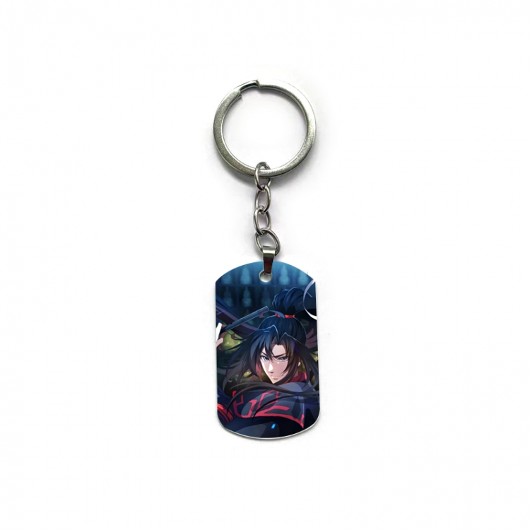 The wizard of the de Anime double-sided full-color printed military brand ring keychain  price for 5 pcs