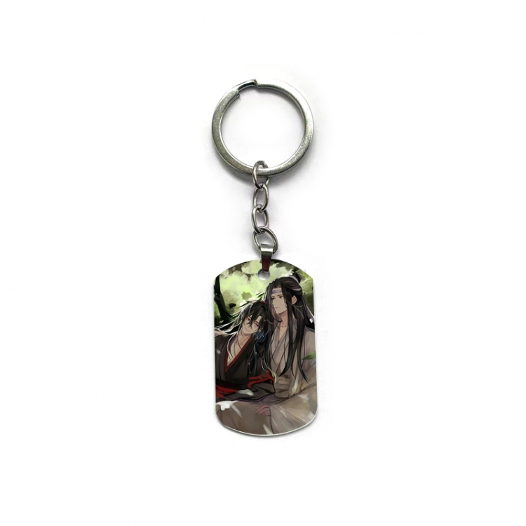 The wizard of the de Anime double-sided full-color printed military brand ring keychain  price for 5 pcs