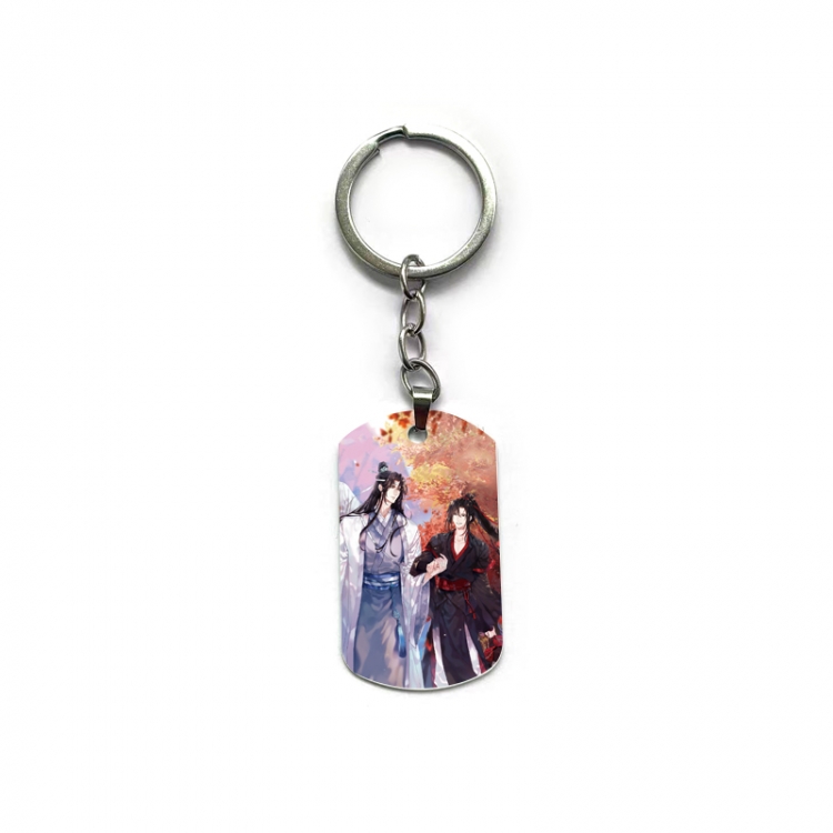 The wizard of the de Anime double-sided full-color printed military brand ring keychain  price for 5 pcs