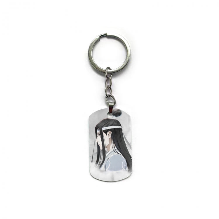 The wizard of the de Anime double-sided full-color printed military brand ring keychain  price for 5 pcs