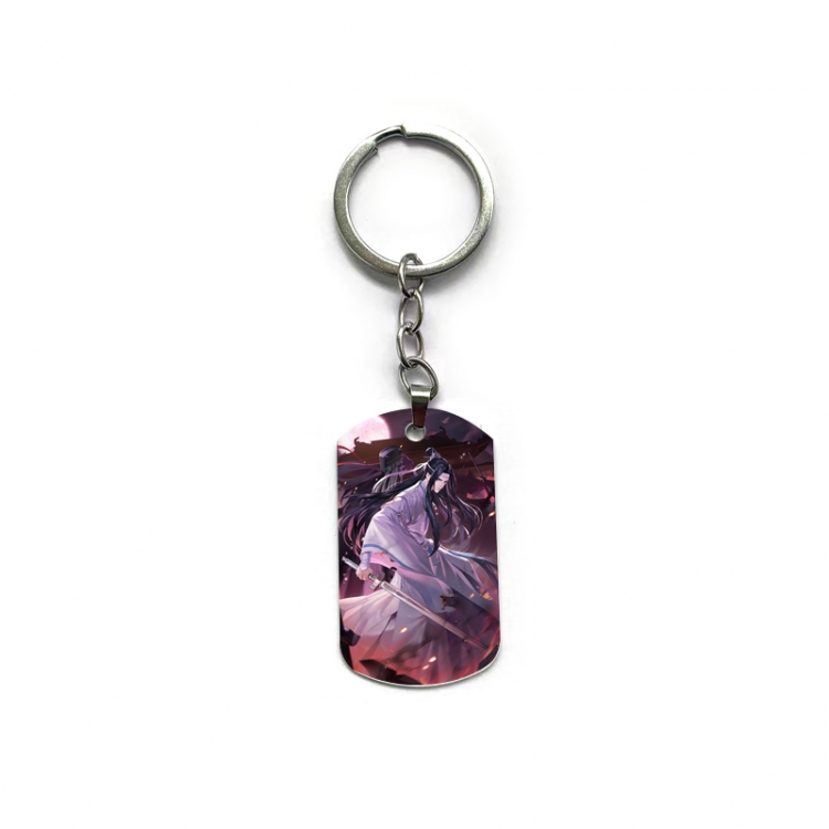 The wizard of the de Anime double-sided full-color printed military brand ring keychain  price for 5 pcs