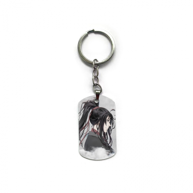 The wizard of the de Anime double-sided full-color printed military brand ring keychain  price for 5 pcs