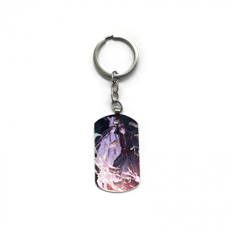 The wizard of the de Anime double-sided full-color printed military brand ring keychain  price for 5 pcs