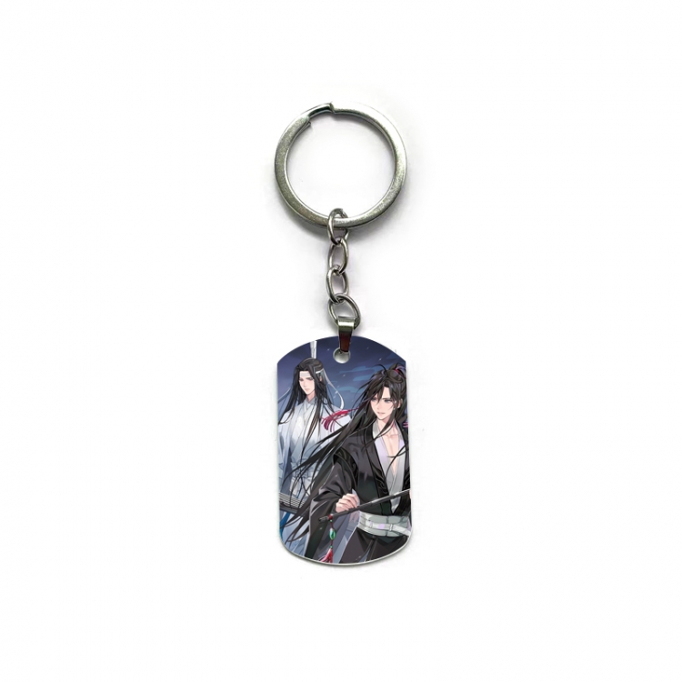 The wizard of the de Anime double-sided full-color printed military brand ring keychain  price for 5 pcs