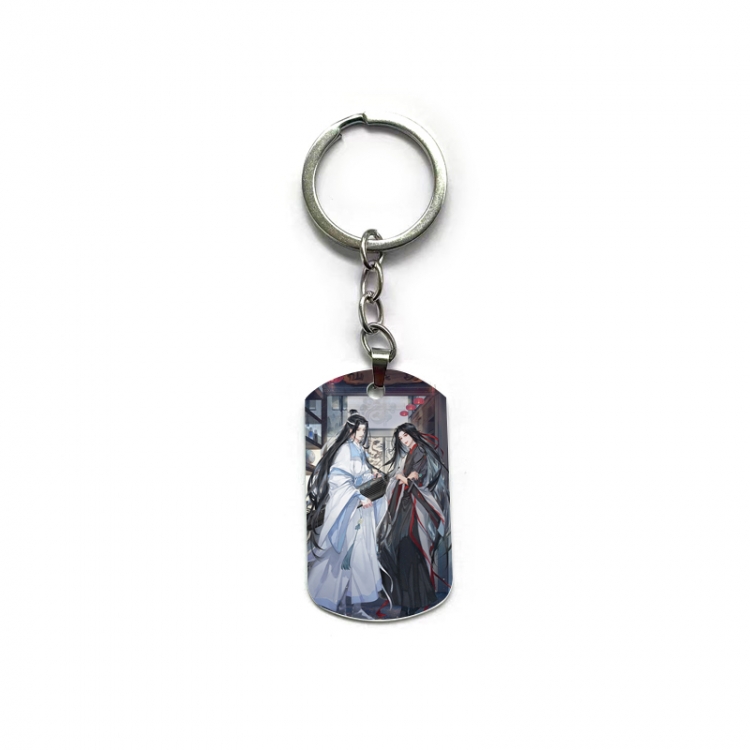 The wizard of the de Anime double-sided full-color printed military brand ring keychain  price for 5 pcs