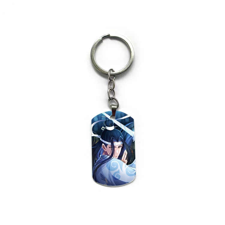 The wizard of the de Anime double-sided full-color printed military brand ring keychain  price for 5 pcs