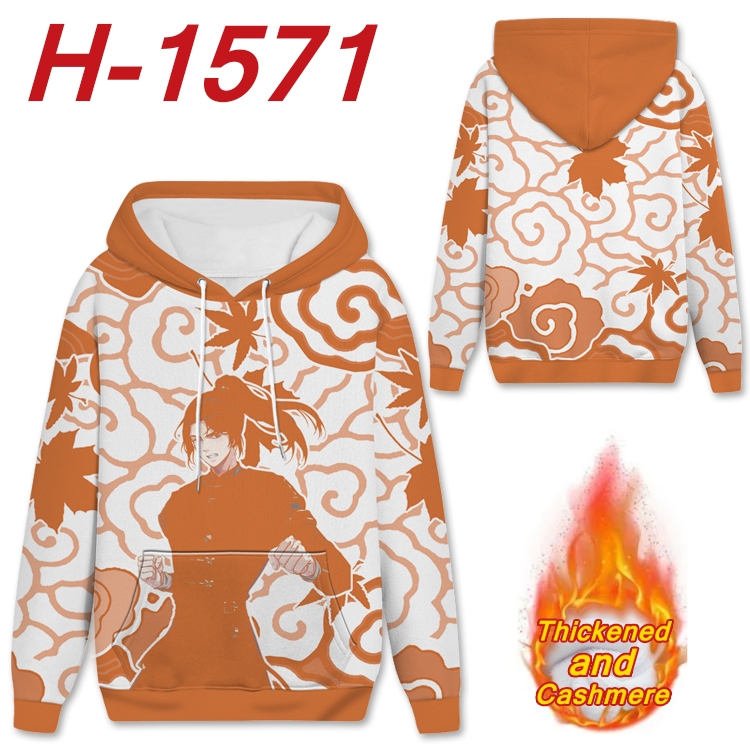 Heaven Official's Blessing Anime Full Color plus velvet padded pullover hooded sweater from S to 4XL H-1571