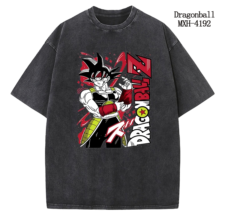 DRAGON BALL Anime peripheral pure cotton washed and worn T-shirt from S to 2XL