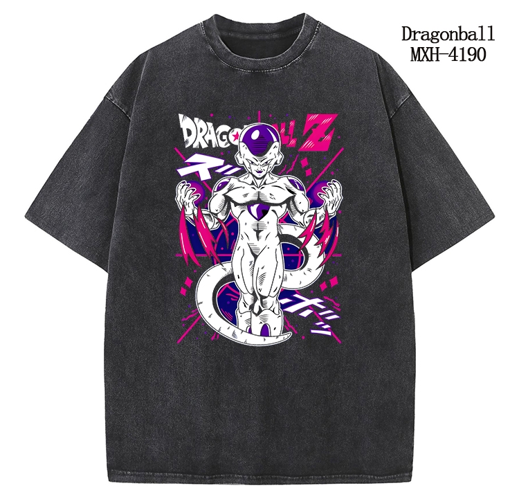 DRAGON BALL Anime peripheral pure cotton washed and worn T-shirt from S to 2XL