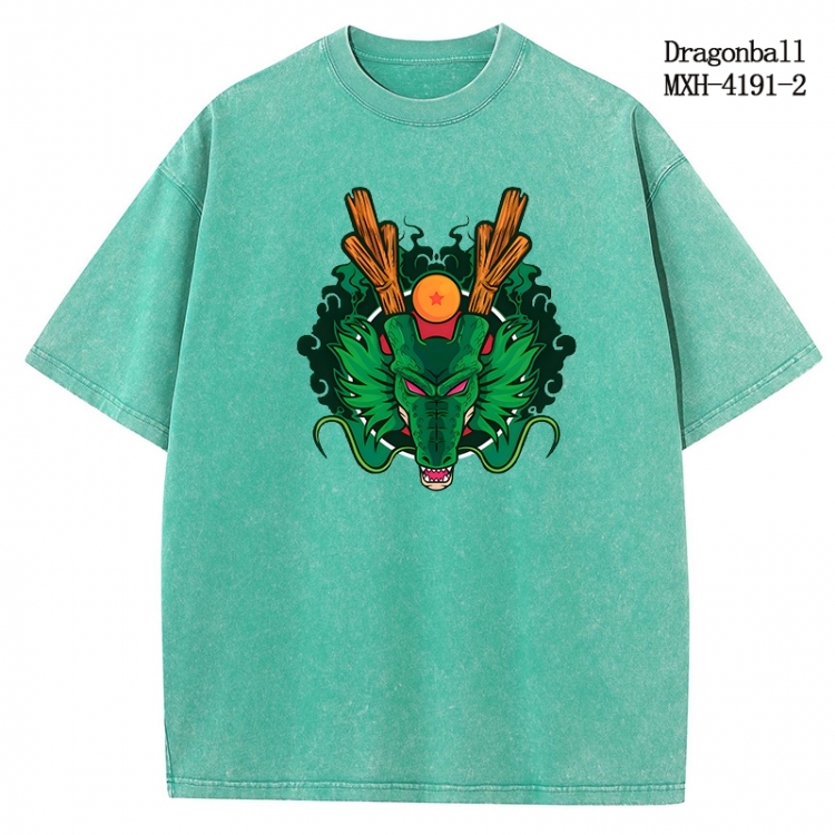 DRAGON BALL Anime peripheral pure cotton washed and worn T-shirt from S to 2XL