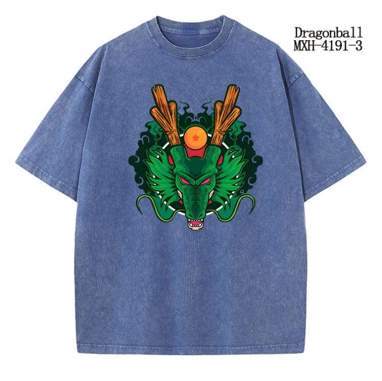 DRAGON BALL Anime peripheral pure cotton washed and worn T-shirt from S to 2XL