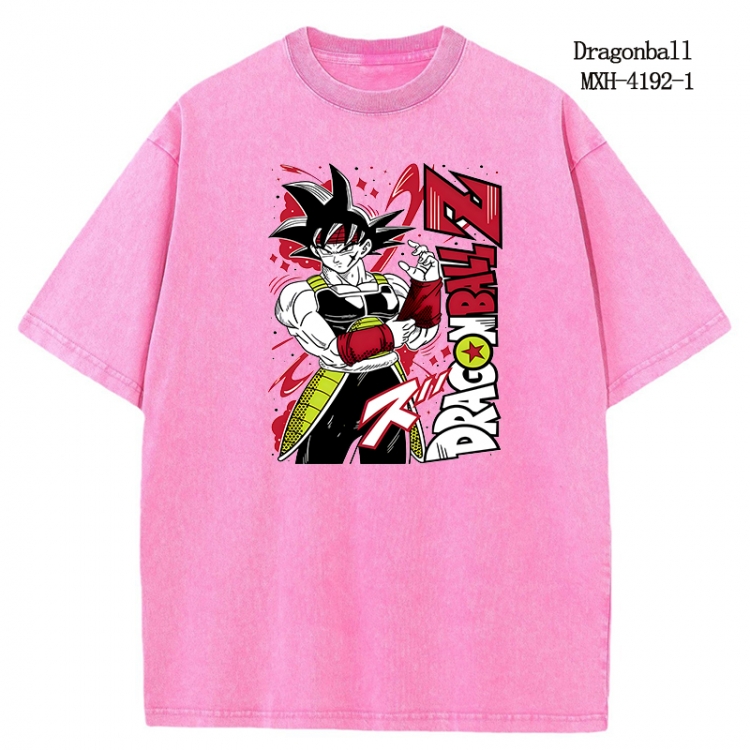 DRAGON BALL Anime peripheral pure cotton washed and worn T-shirt from S to 2XL