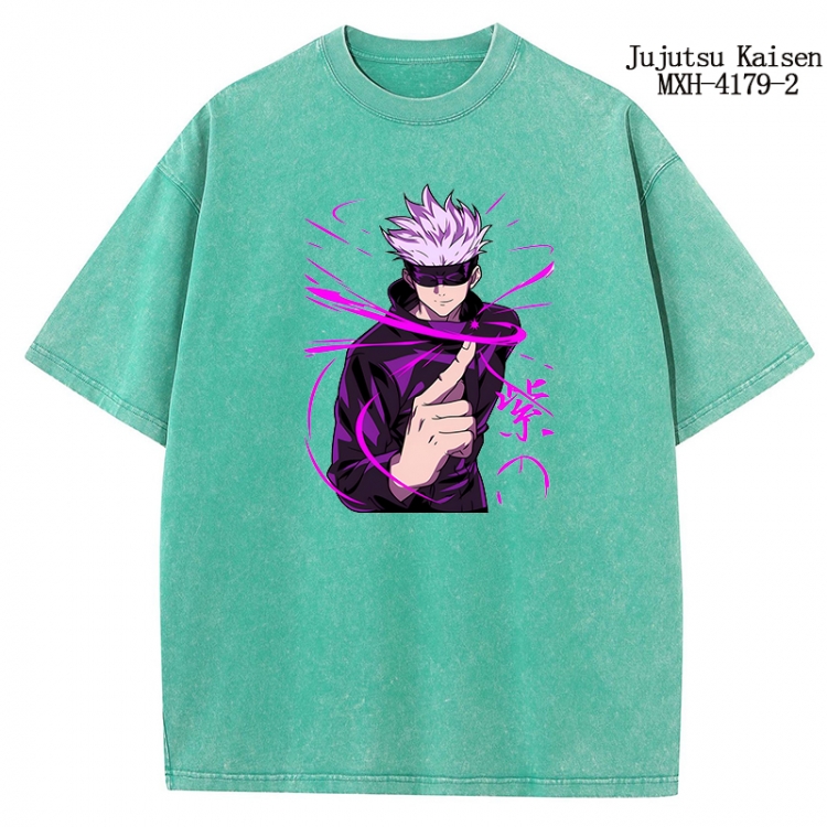 Jujutsu Kaisen Anime peripheral pure cotton washed and worn T-shirt from S to 2XL