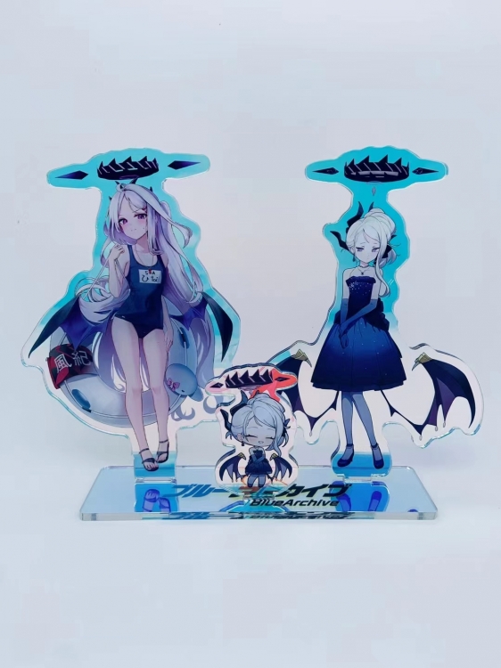 Blue Archive Anime peripheral colorful Acrylic keychain Standing Plates