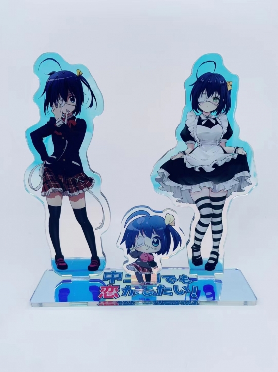 Chuunibyou Demo Koi Ga Shitai Anime peripheral colorful Acrylic keychain Standing Plates