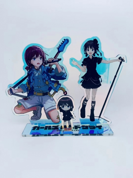 Girls Band Cry  Anime peripheral colorful Acrylic keychain Standing Plates